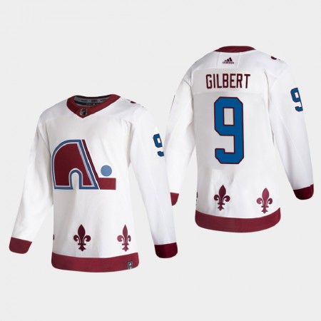 Miehille NHL Colorado Avalanche Pelipaita Dennis Gilbert 9 2020-21 Reverse Retro Authentic